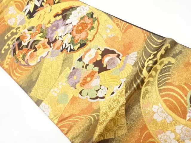 JAPANESE FUKURO OBI / WOVEN SNOWFLAKE